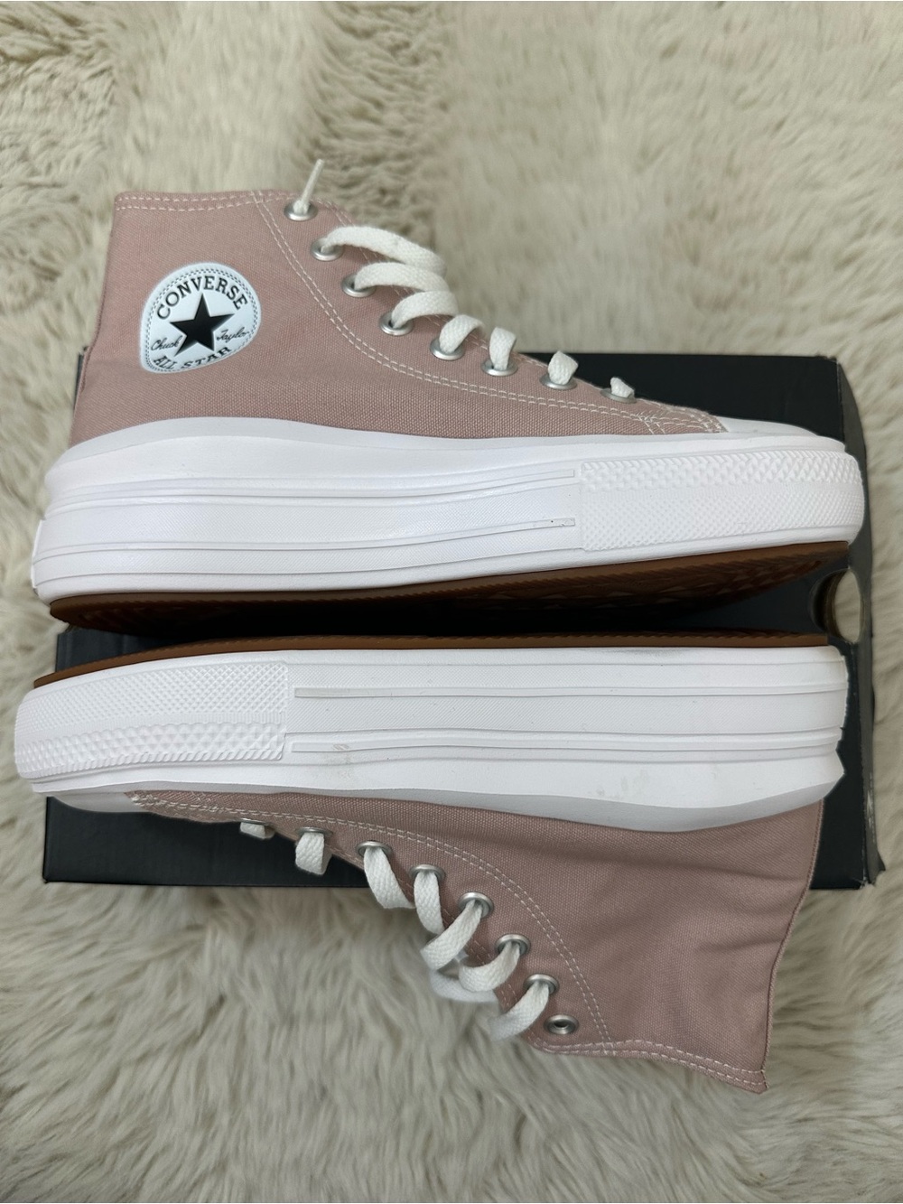 Converse Platform High Top Sneakers - Dusty Rose